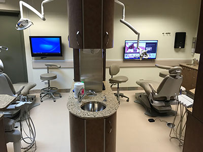 Operation rooms at East Village Dental Centre